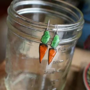Garden Series - Carrot Earrings