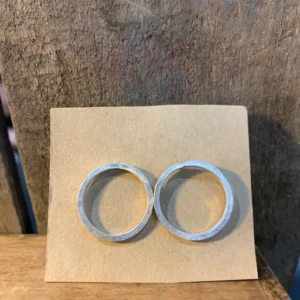 Flat Hoop Studs