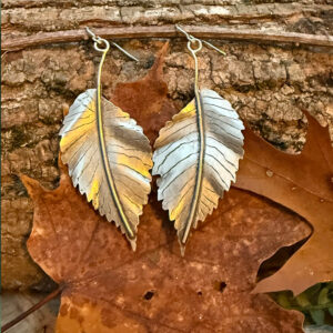 Elm Leaf Earrings